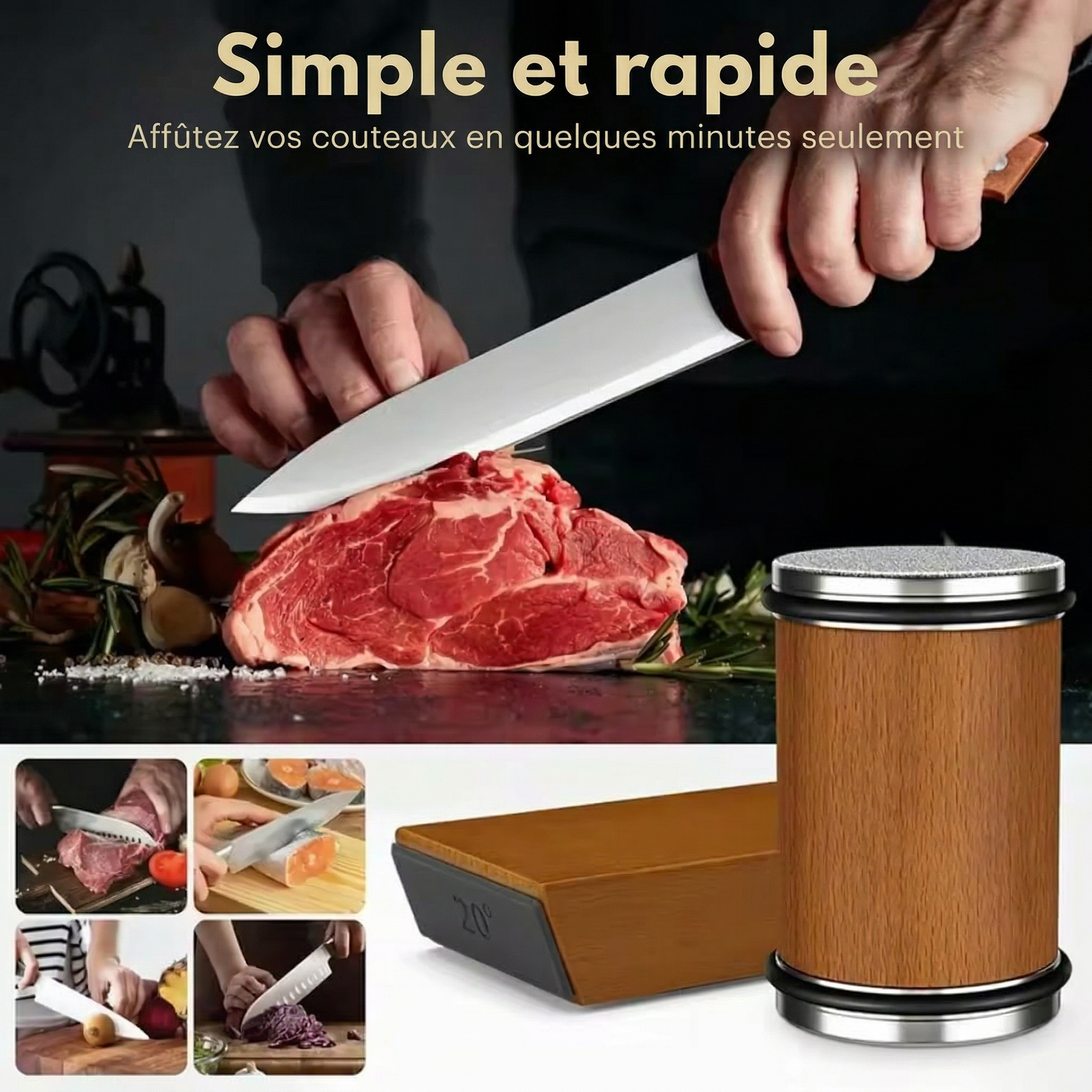 Avolo Aiguiseur à couteaux